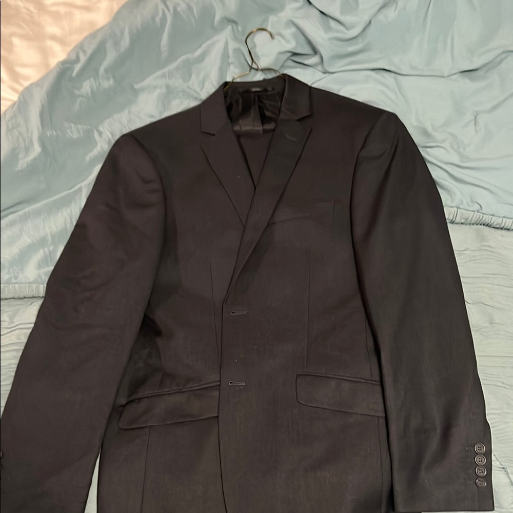 Charcoal Grey Men's Suit Set
